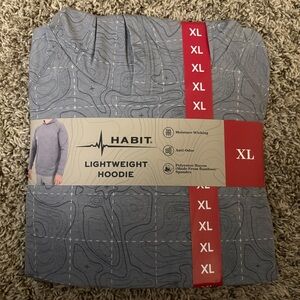 Habit XL Gray Lightweight Hoodie